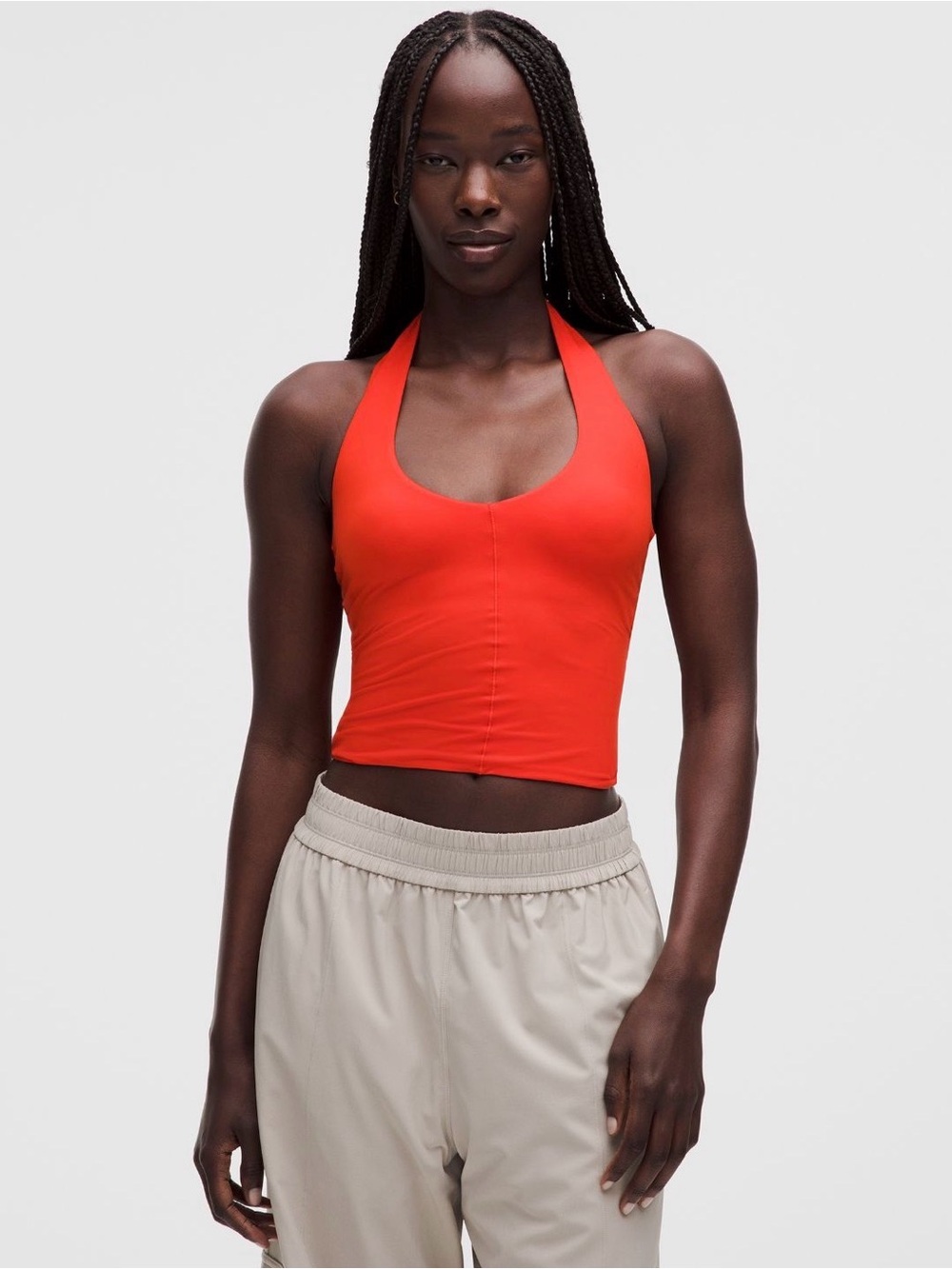 Lululemon Nulu Halter Crop Top